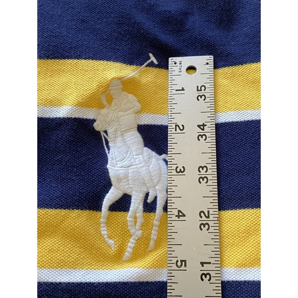 Ralph Lauren Big Pony Polo 90s Shirt 2X Big Rugby Preppy Golf s42